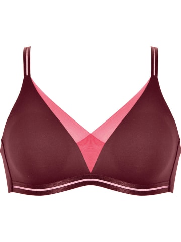 Naturana Bügelloser BH in Bordeaux