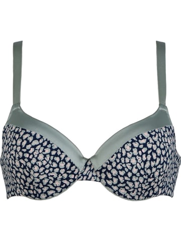 Naturana Biustonosz w kolorze granatowo-miętowym