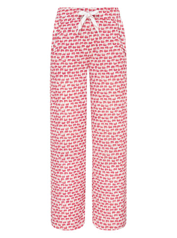 Naturana Sweathose in Pink/ Weiß