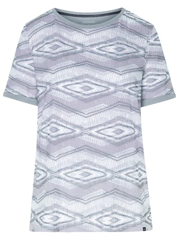 Naturana Shirt in Grau/ Lila