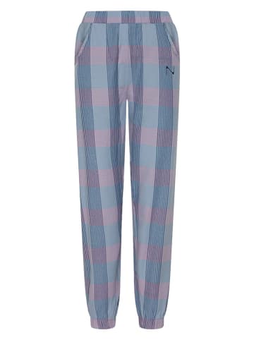 Naturana Pyjamabroek blauw/lichtroze