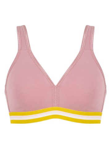 Naturana Bügelloser BH in Rosa