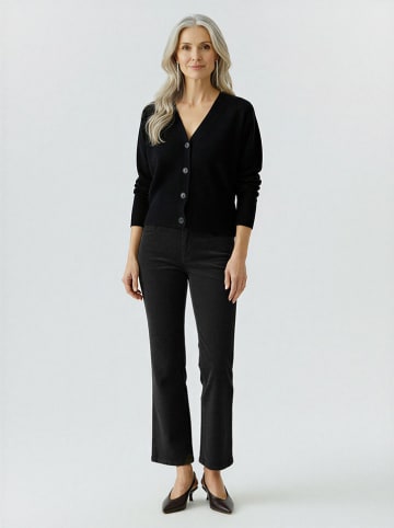 Oui Jeans - Comfort fit in Schwarz