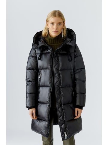 Oui Płaszcz zimowy w kolorze czarnym