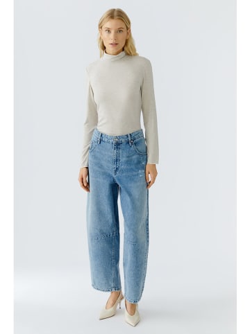 Oui Rollkragenpullover in Beige