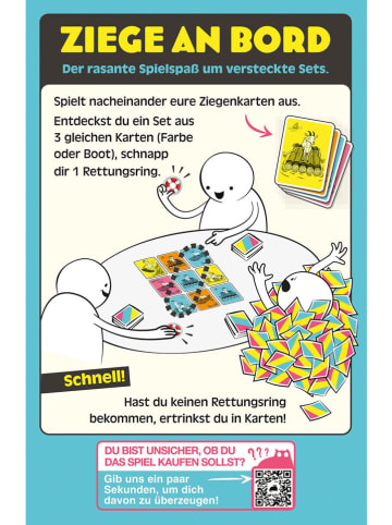 Asmodee Reaktionsspiel "Ziege an Bord" - ab 7 Jahren