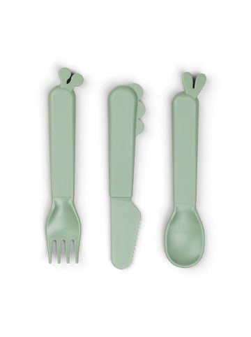 done by deer 3-częściowy zestaw "Deer" w kolorze zielonym