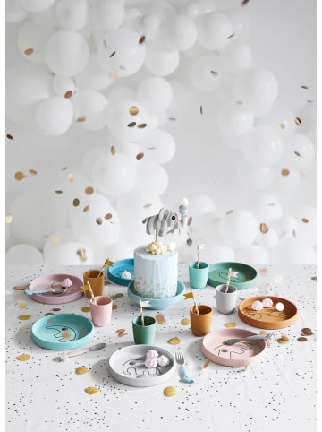 done by deer Eetleerbord "Raffi" mosterdgeel - Ø 18 cm