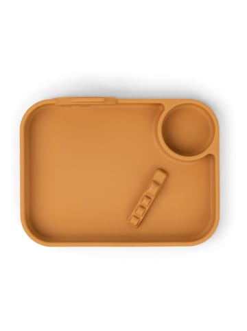 done by deer Esslernteller "Deer friends" in Senf - (L)21,5 x (B)16 cm