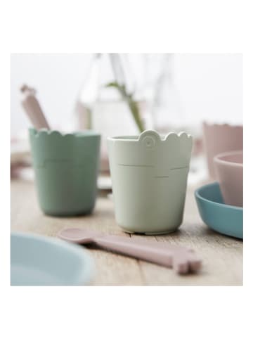 done by deer 2er-Set: Becher "Kiddish Croco" in Rosa - 100 ml