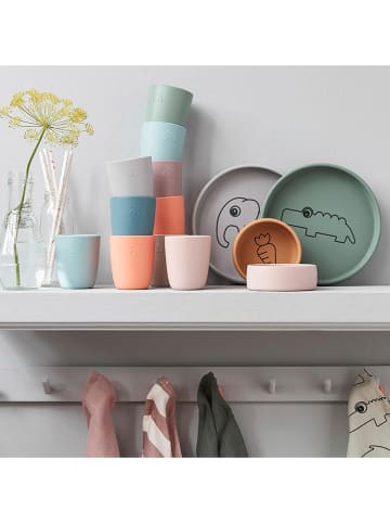 done by deer Silikonowe kubki (3 szt.) w kolorze pomarańczowo-zielono-szarym - 160 ml