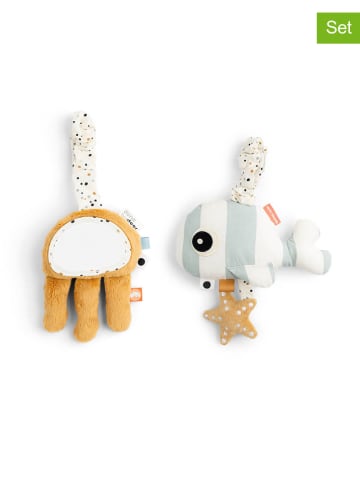 done by deer Chwytaki (2 szt.) "Sea friends" w kolorze biało-żółtym