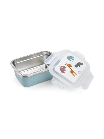 done by deer Pudełko "Deer friends" w kolorze błękitnym na lunch