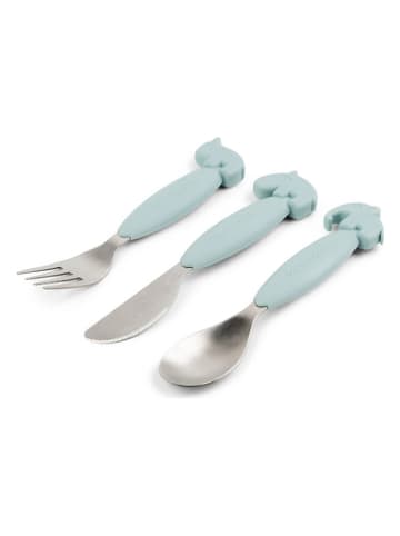 done by deer 3er-Set: Besteck "Deer friends" in Hellblau