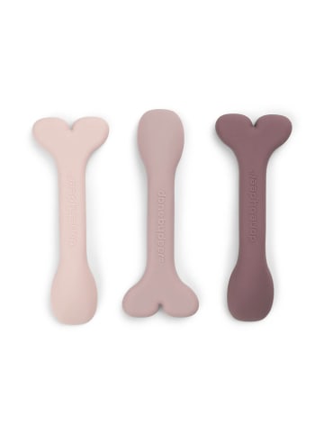 done by deer Łyżki (3 szt.) "Wally" w kolorze jasnoróżowym
