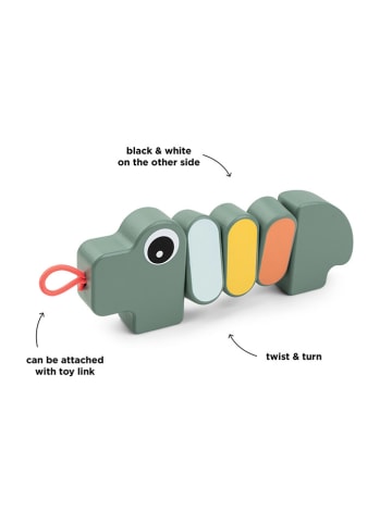 done by deer Zabawka "Croco" w kolorze zielonym - 3 m+