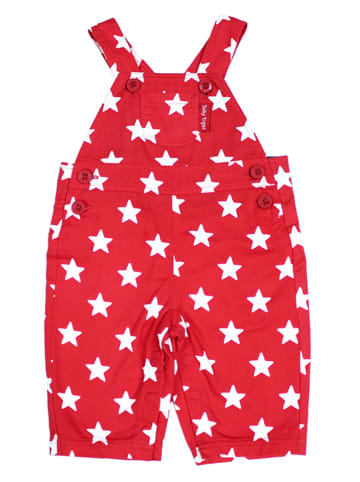 Toby Tiger Latzhose in Rot/ Weiß