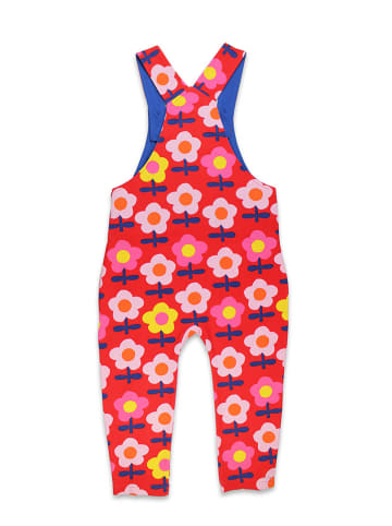 Toby Tiger Latzhose in Rot/ Bunt