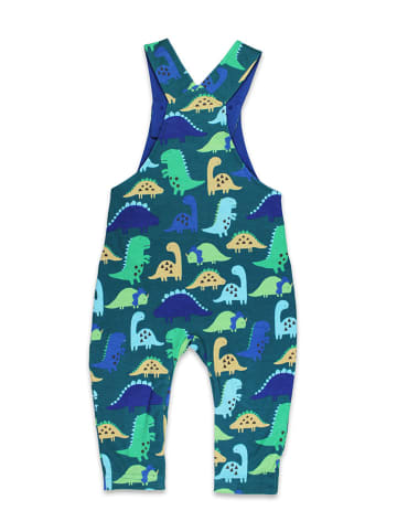 Toby Tiger Latzhose in Blau/ Grün