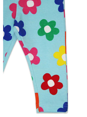 Toby Tiger Leggings in Hellblau