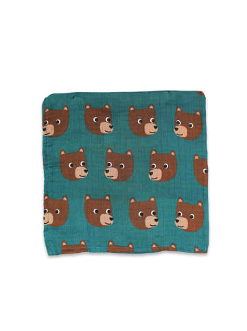 Toby Tiger 2er-Set: Musselintücher in Grün