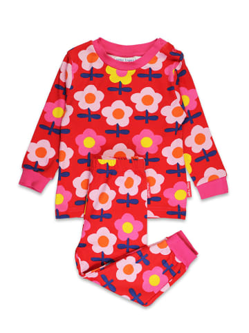 Toby Tiger Pyjama in Rot/ Pink