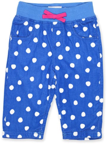 Toby Tiger Cordhose in Blau/ Weiß