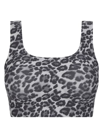 Chantelle Bustier in Anthrazit/ Hellgrau