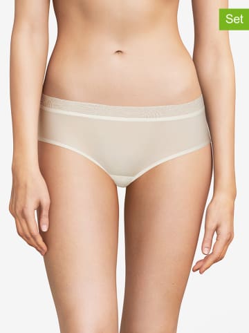 Chantelle 2er-Set: Slips in Creme