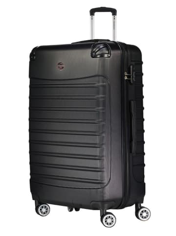 Geographical Norway 5-delige hardcase-trolleyset "Shock" zwart