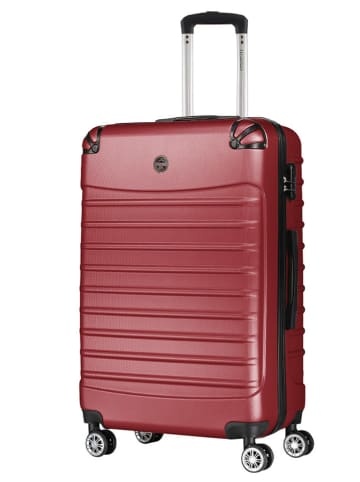 Geographical Norway 5tlg. Hardcase-Trolleyset "Sunlight" in Bordeaux