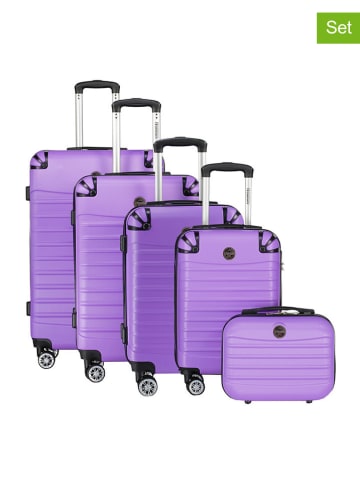 Geographical Norway 5-częściowy zestaw "Shock" w kolorze fioletowym