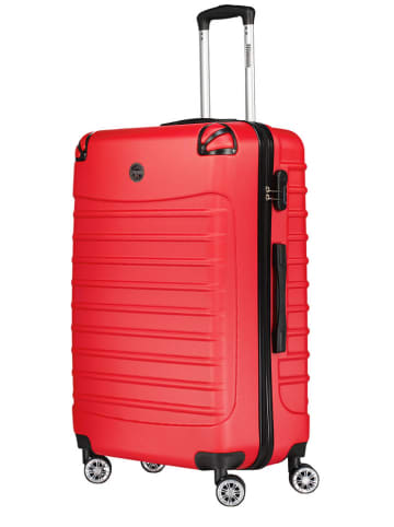 Geographical Norway 5tlg. Hardcase-Trolleyset "Shock" in Rot