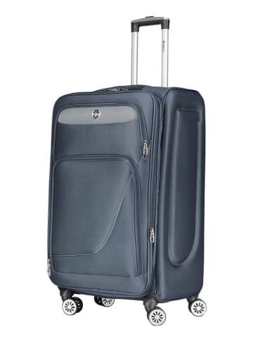 Geographical Norway 5tlg. Softcase-Trolleyset "Show" in Dunkelblau