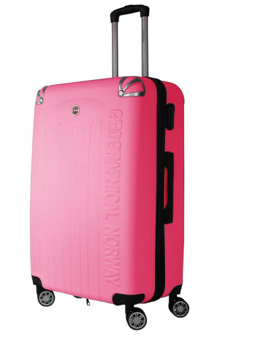 Geographical Norway 5-delige hardcase-trolleyset "Softless" roze