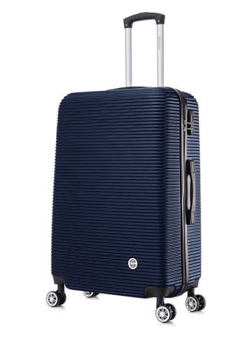 Geographical Norway 5-delige hardcase-trolleyset "Solomun" donkerblauw