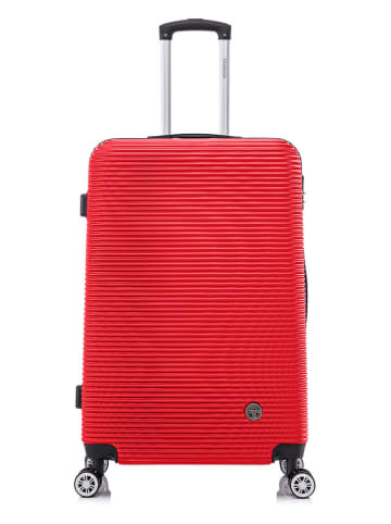 Geographical Norway 5tlg. Hardcase-Trolleyset "Solomun" in Rot