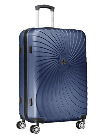 Geographical Norway 5tlg. Hardcase-Trolleyset "Sunlighteo" in Dunkelblau