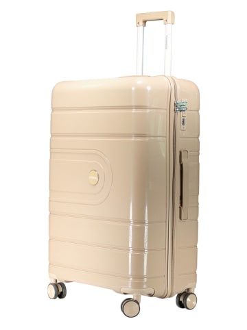 Geographical Norway 3-delige hardcase-trolleyset "Savage" beige