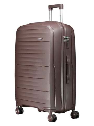 Geographical Norway 3tlg. Hardcase-Trolleyset "Sillo" in Braun