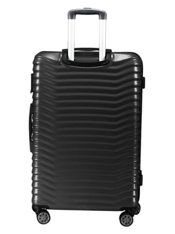 Geographical Norway 3tlg. Hardcase-Trolleyset "Sopearl" in Schwarz