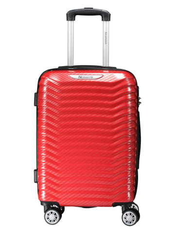 Geographical Norway 3-delige hardcase-trolleyset "Sopearl" rood