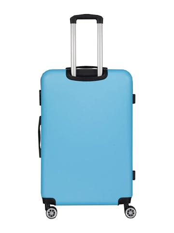 Geographical Norway 3-delige hardcase-trolleyset "Stanislaseo" lichtblauw