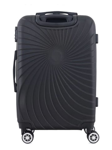 Geographical Norway 3tlg. Hardcase-Trolleyset "Sunlighteo" in Schwarz