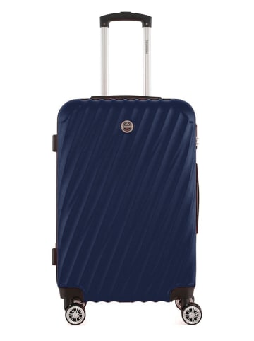 Geographical Norway 3-delige hardcase-trolleyset "Swap" donkerblauw