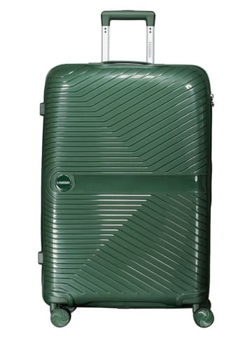 Geographical Norway 4-delige hardcase-trolleyset "Sarovel" groen