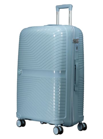 Geographical Norway 4-delige hardcase-trolleyset "Sarovel" lichtblauw