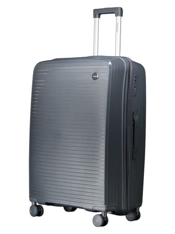 Geographical Norway 4tlg. Hardcase-Trolleyset "Solvable" in Anthrazit