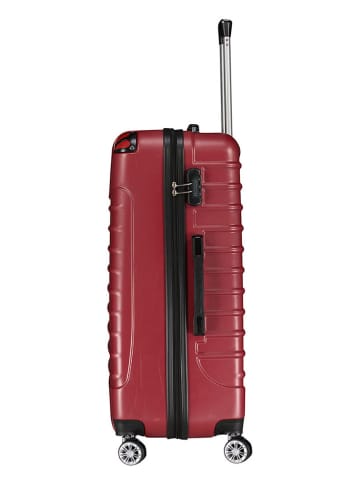 Geographical Norway Hardcase-Trolley "Shock" in Rot - (B)34 x (H)53 x (T)21 cm