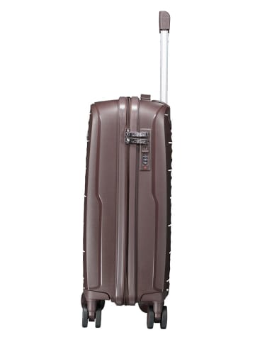 Geographical Norway Hardcase-trolley "Sillo" bruin - (B)34 x (H)53 x (D)21 cm